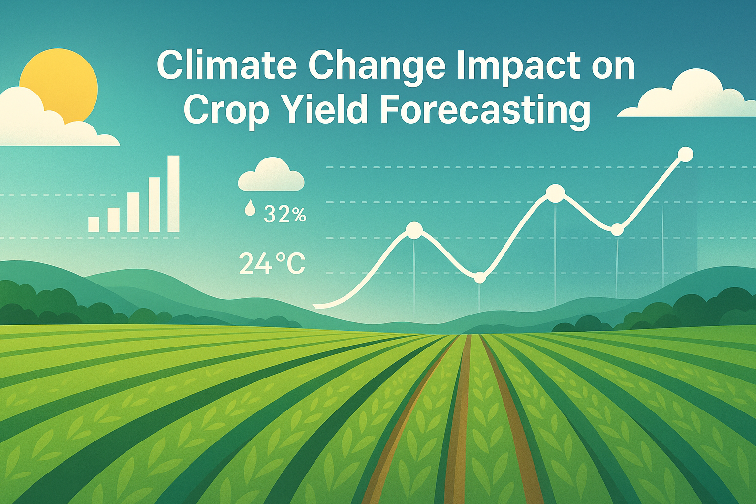 Farmland and forecast chart